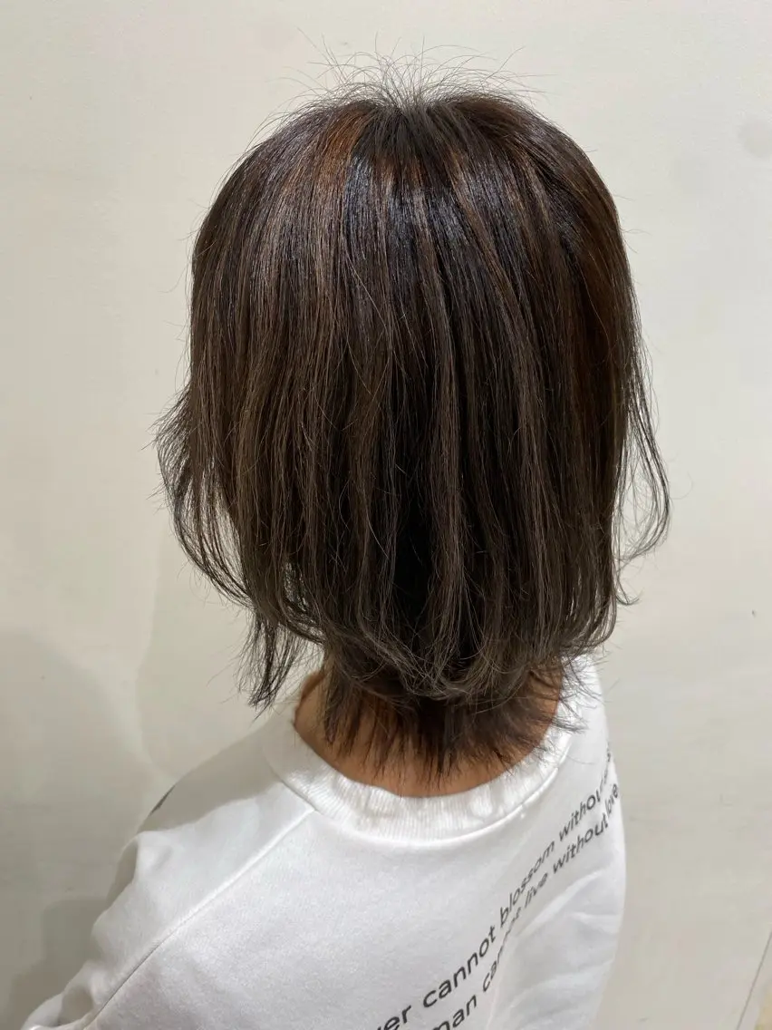 カラー 透明感カラー ハイライトカラー ヘアカラー トリートメント メンズ特化/ 安藤太一のヘアスタイル