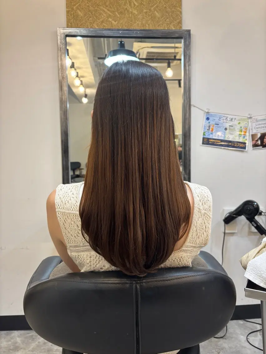 ロング 🐺無料レディースカ ットモデル募集🐺柴のヘアスタイル