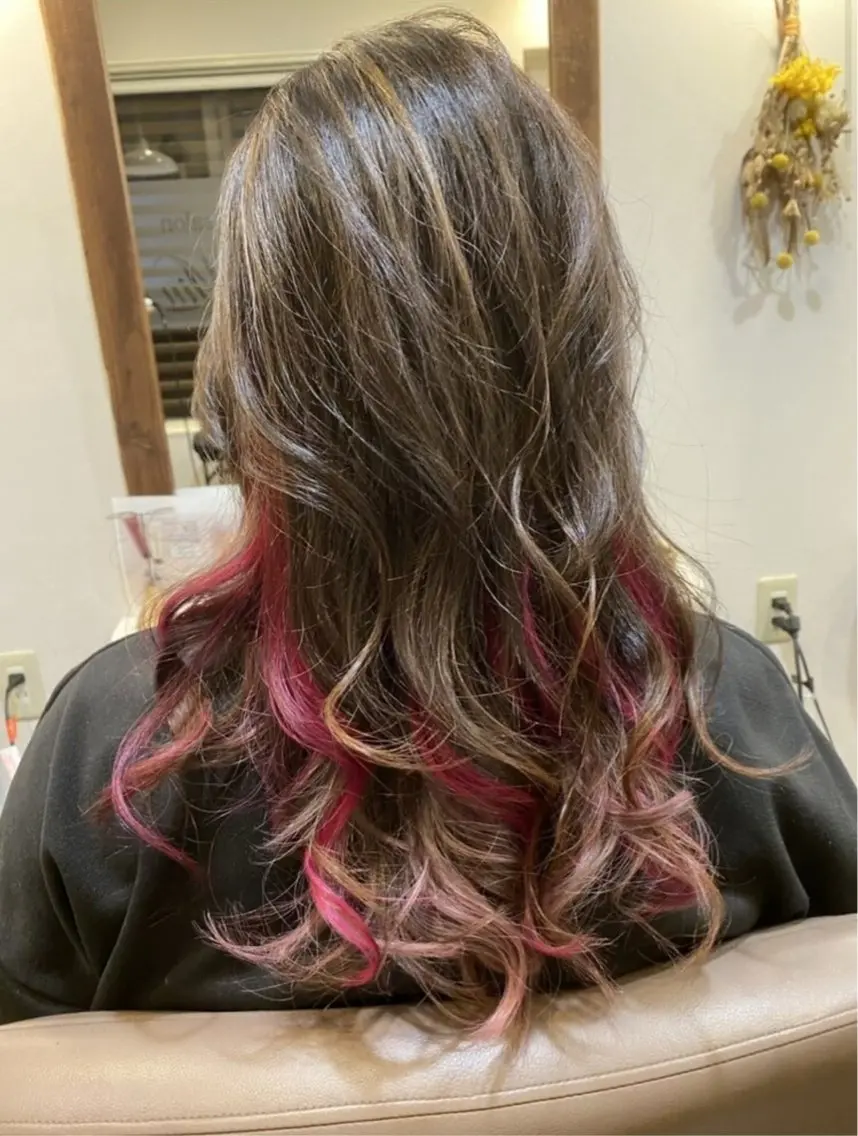 ロング カラー カット ヘアカラー トリートメント 後藤 直樹のヘアスタイル
