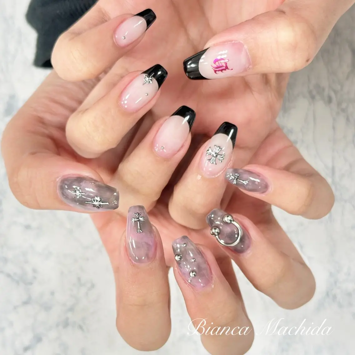 ネイル ハンドネイル Bianca👼🏻 OIKAWAのネイルデザイン