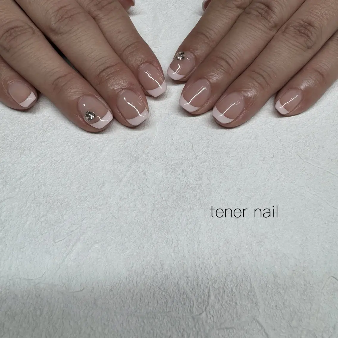 ネイル フレンチネイル ハンドネイル テネルネイル tener nailのネイルデザイン