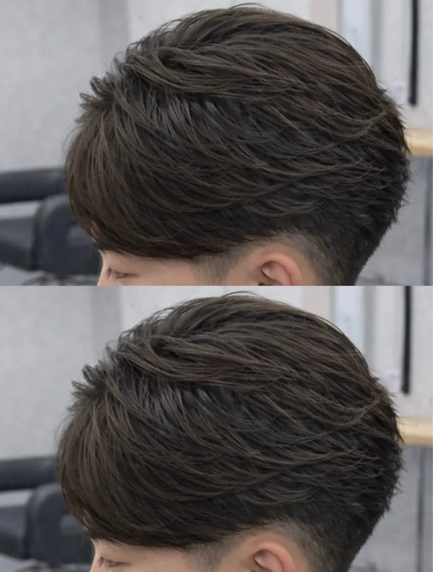 ショート パーマ ヘアアレンジ メンズ フェザーパーマ メンズパーマ ショートヘア ニュアンスパーマ カット パーマ トリートメント ヘッドスパ ヘアセット 🔥ニュアンス フェザー小林海斗🔥のヘアスタイル