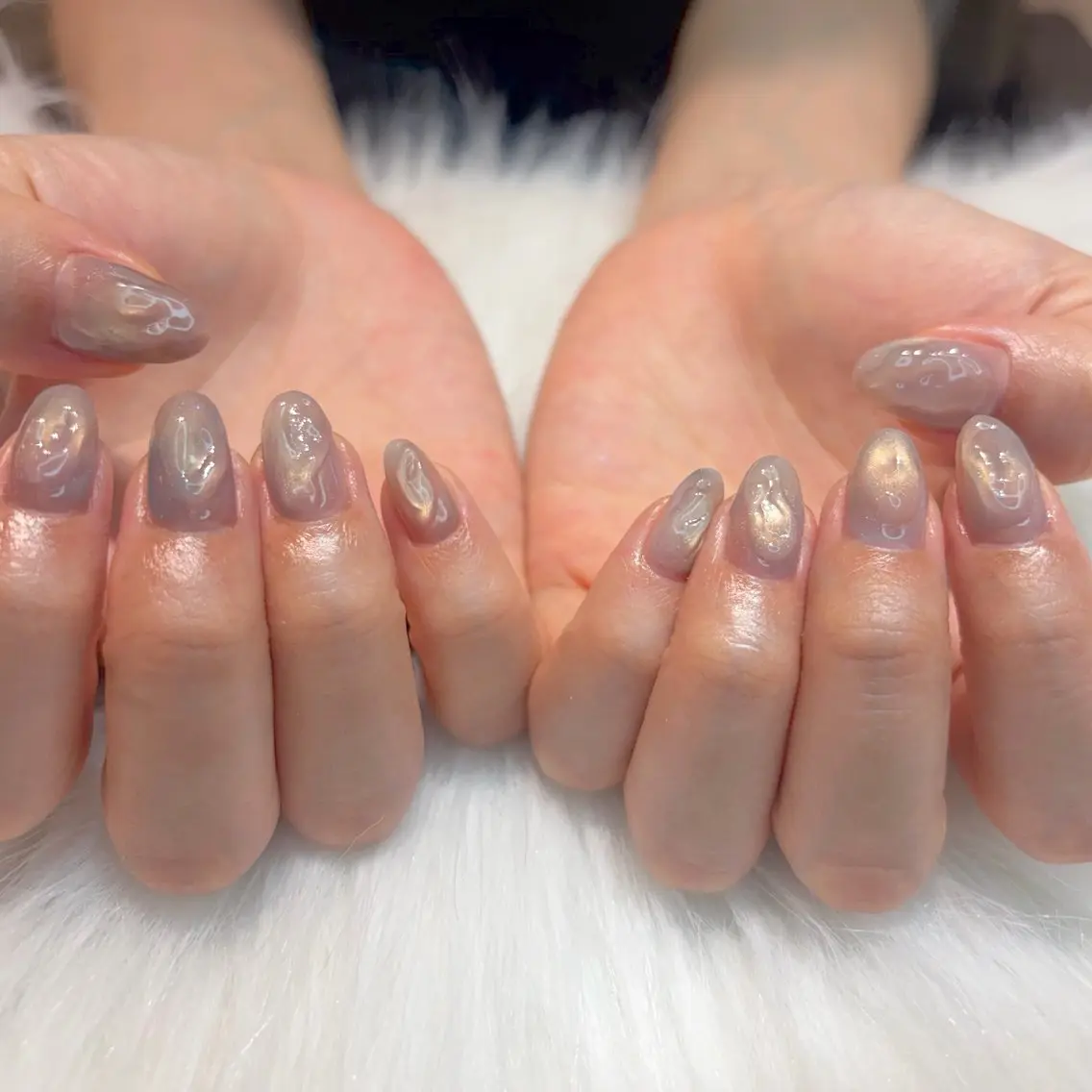 ネイル ハンドネイル MEI 🍑 nail OAKのネイルデザイン
