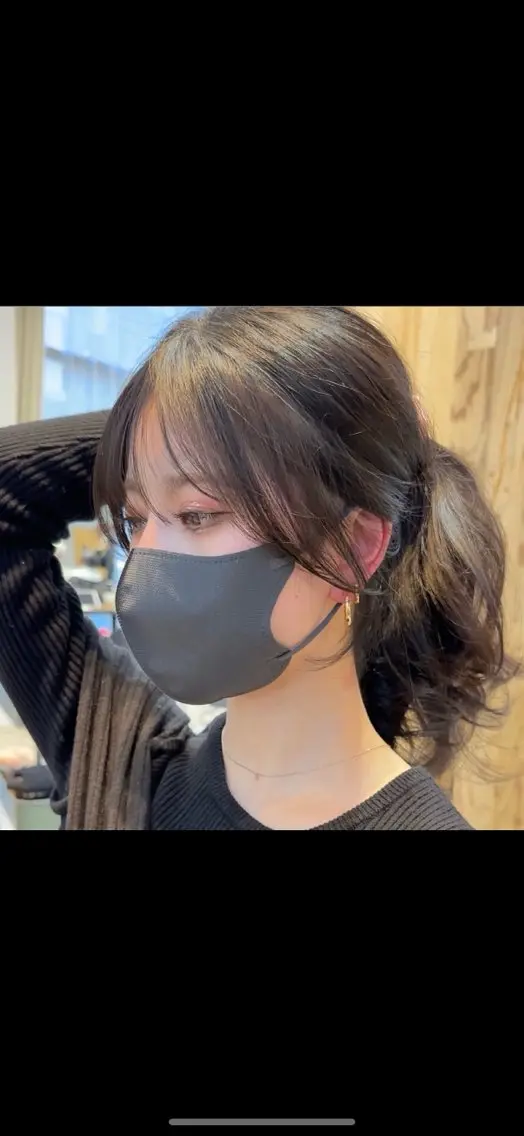 【1人1人に合わせた似合わせ】小顔顔周りカット+お仕上げ込み無料🪞（シャンプー・ブロー別）の写真