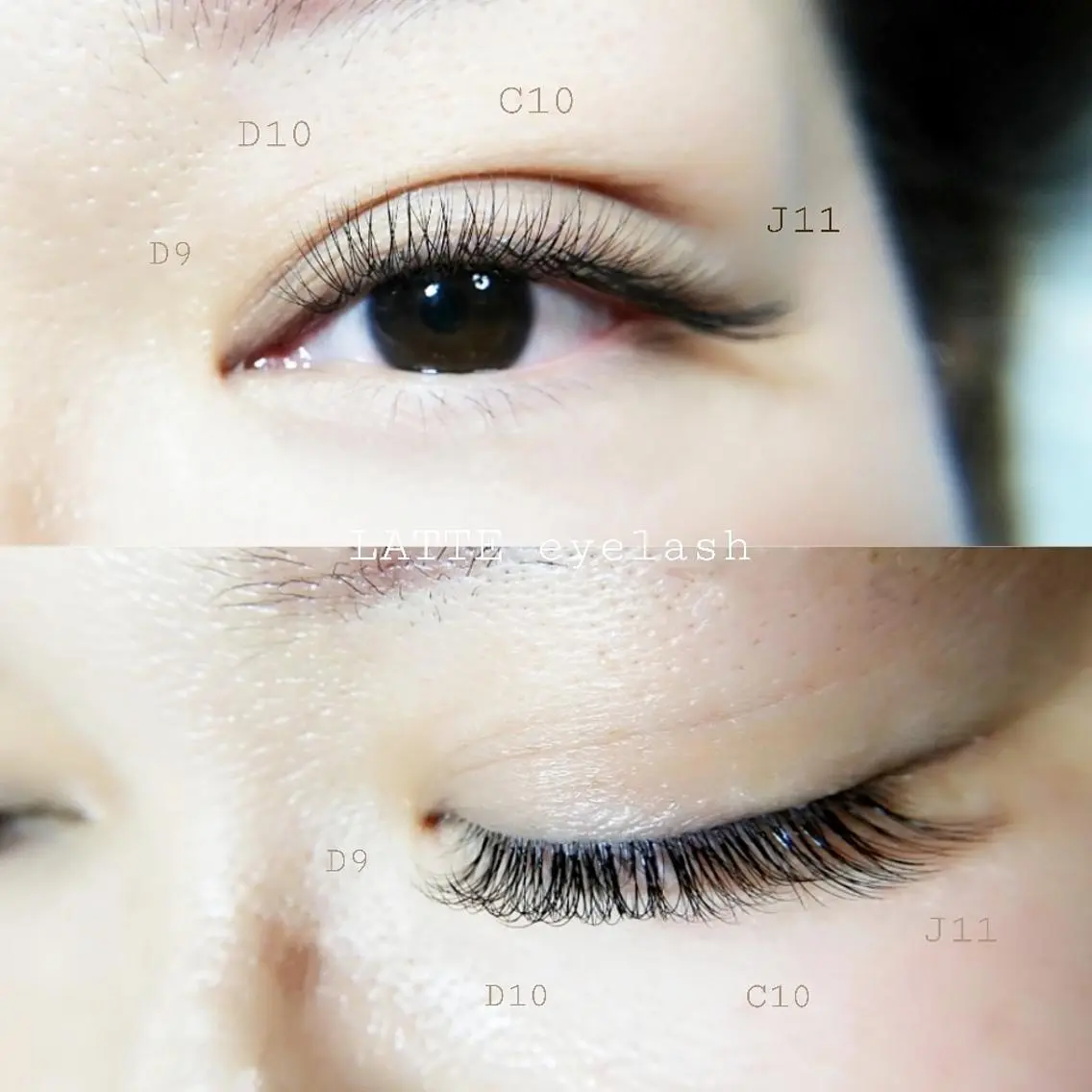 マツエク・マツパ LATTE eyelashのマツエク・マツパデザイン