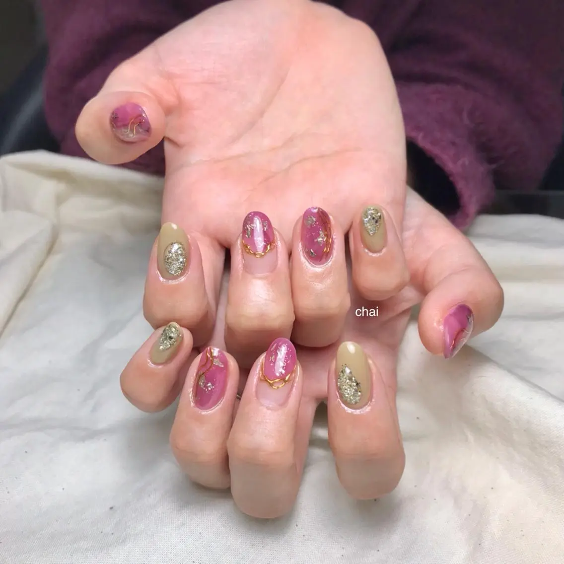 ネイル ハンドネイル chai nail _ai📍鶴橋/桃谷のネイルデザイン