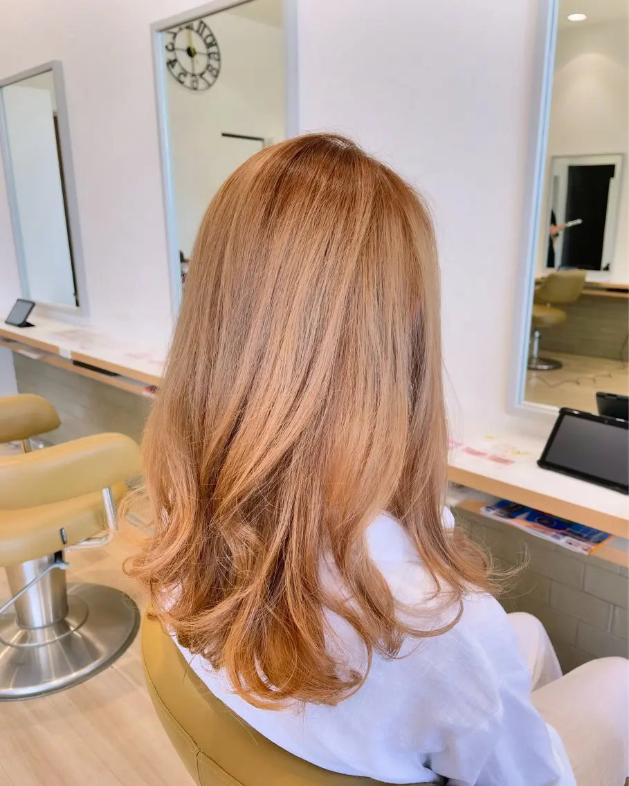 ロング カラー ルクール上越店 黒石 智加子のヘアスタイル