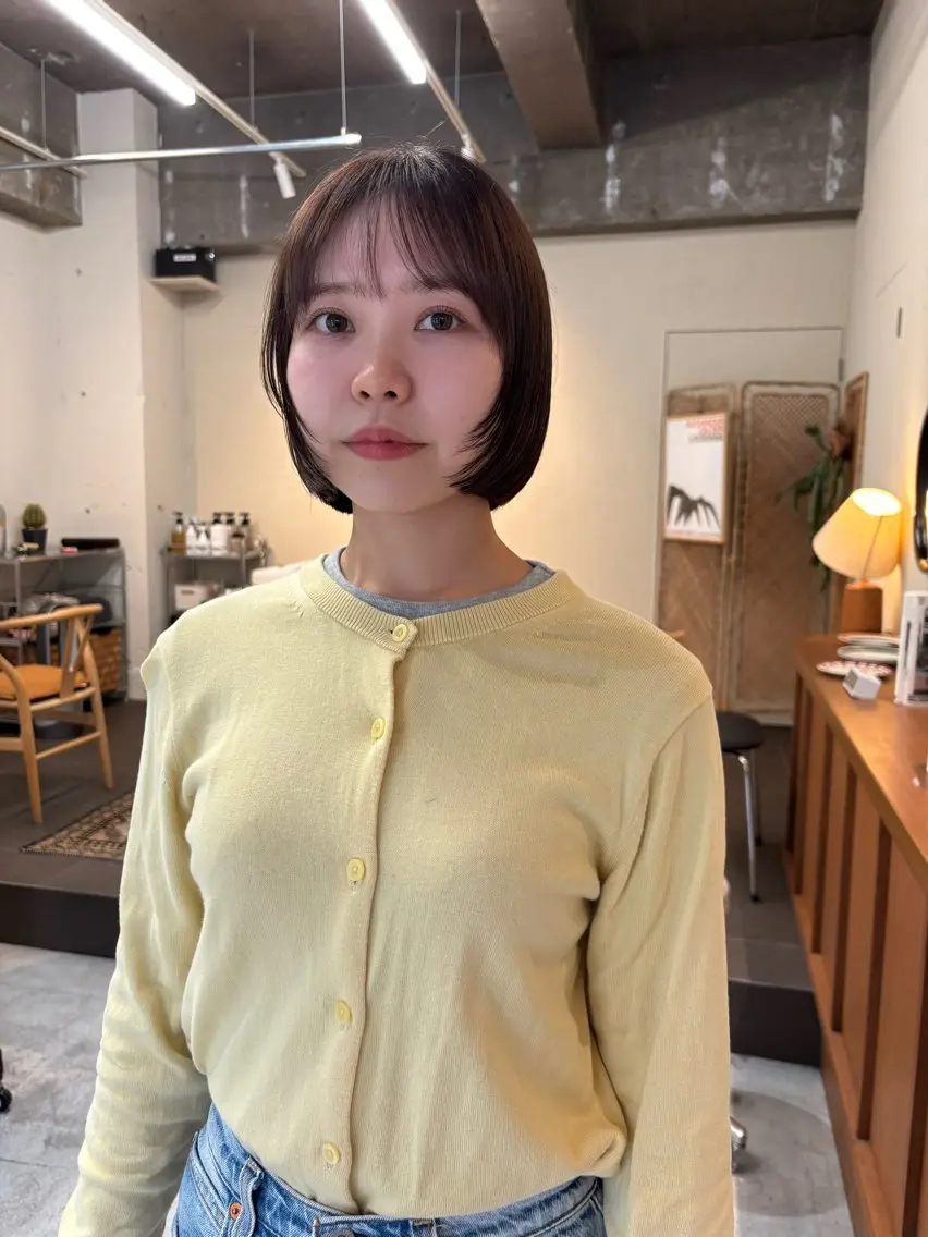 ショート カラー カット ヘアカラー 永田 愛莉のヘアスタイル