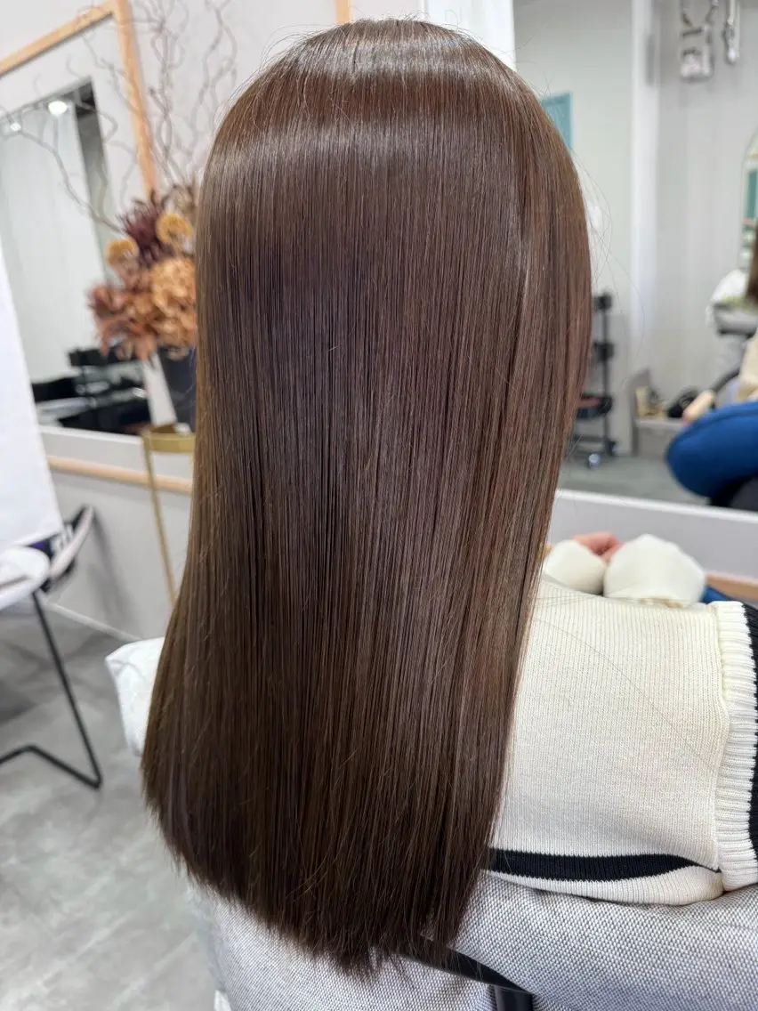 ミディアム カラー カット トリートメント 鈴木 千尋のヘアスタイル