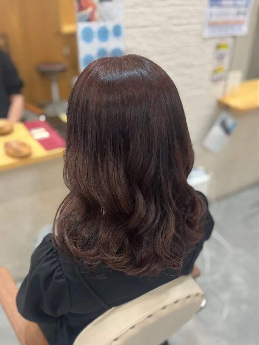 ミディアム カラー カット ヘアカラー トリートメント 🌸 ROPEさとみ🌸のヘアスタイル