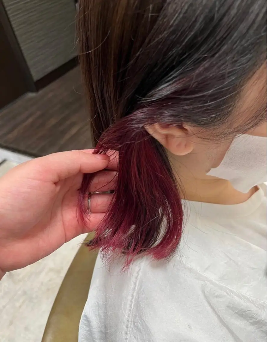 ロング カラー ヘアカラー 中村 由布紀のヘアスタイル