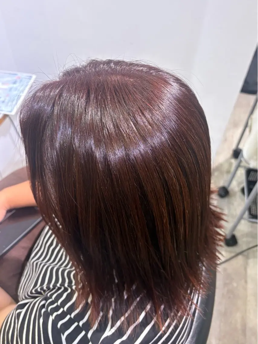 カラー オーガニックカラー ヘアカラー 🫧平塚/透明感 カラーAKARI🌼のヘアスタイル