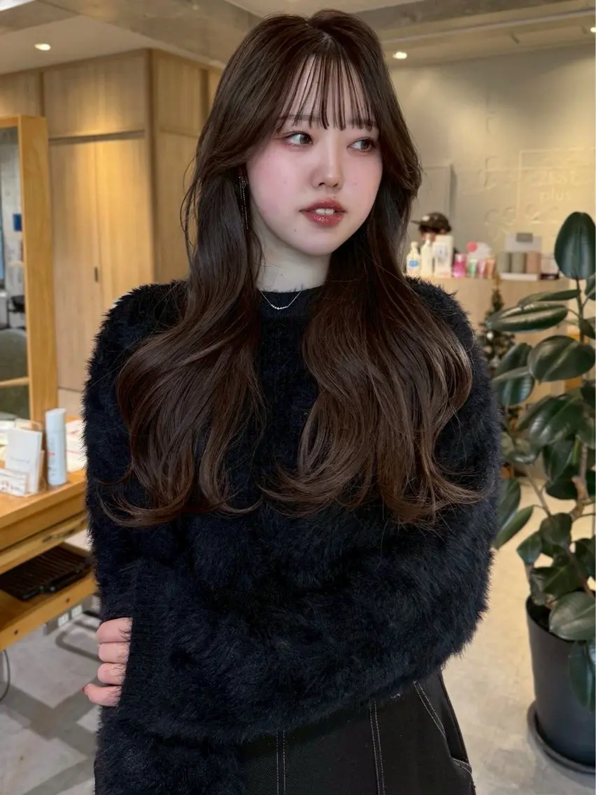 ロング ヘアアレンジ ヘアセット 🎀暖色カラー/ HANA🎀のヘアスタイル
