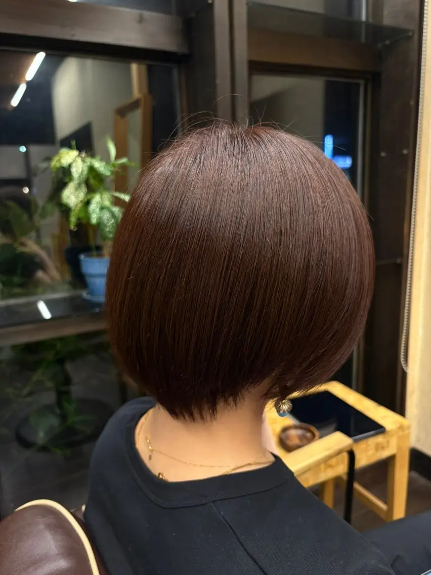 カラー ブラウンカラー 透明感カラー/川越 心羽のヘアスタイル