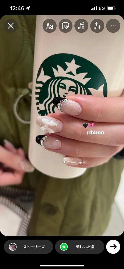 ネイル アートネイル ハンドネイル Ibuki 🎀のマツエク・マツパデザイン