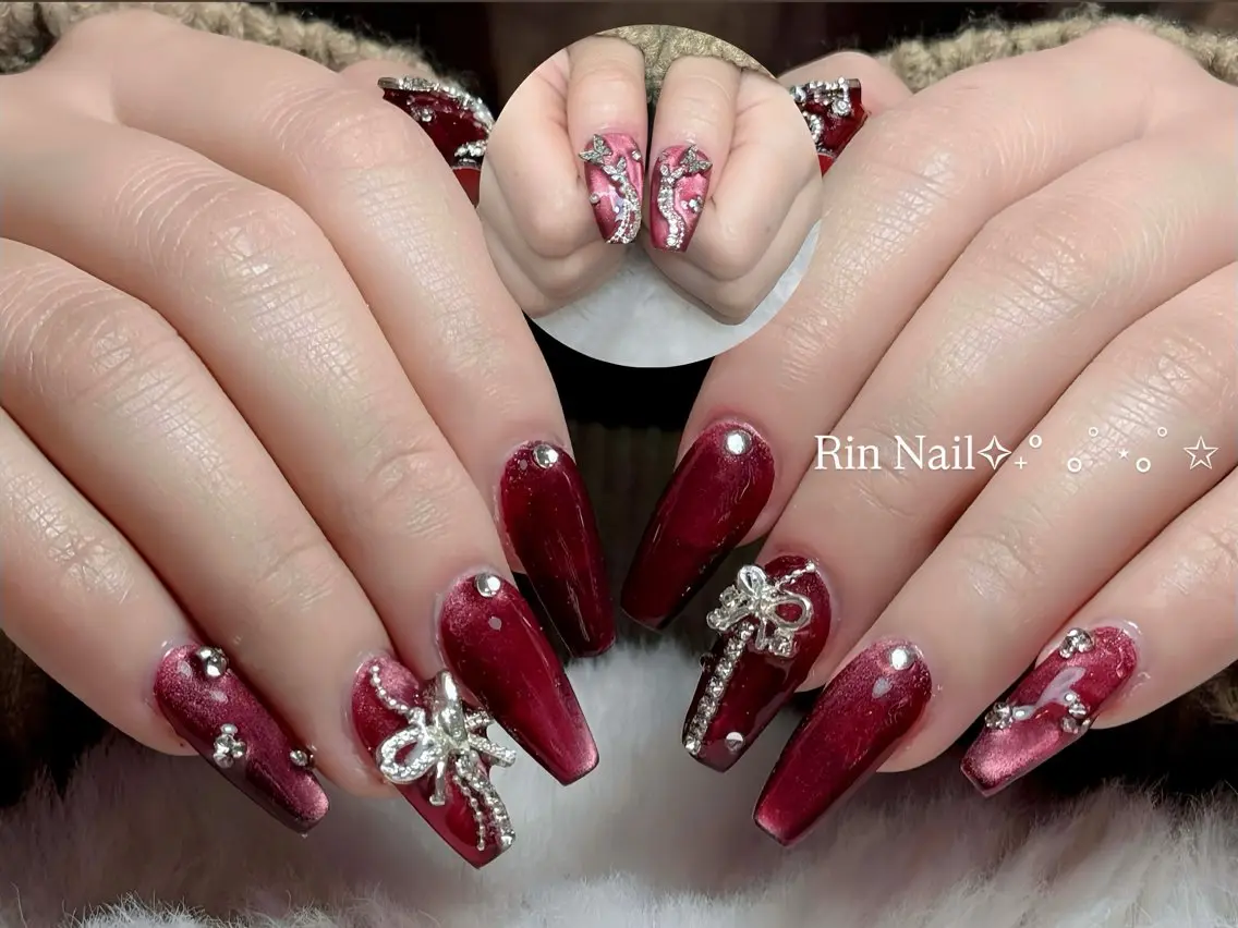 ネイル べっ甲ネイル チークネイル フラッシュネイル フラワーネイル フットネイル ハンドネイル Rin Nail Shinokuboのネイルデザイン
