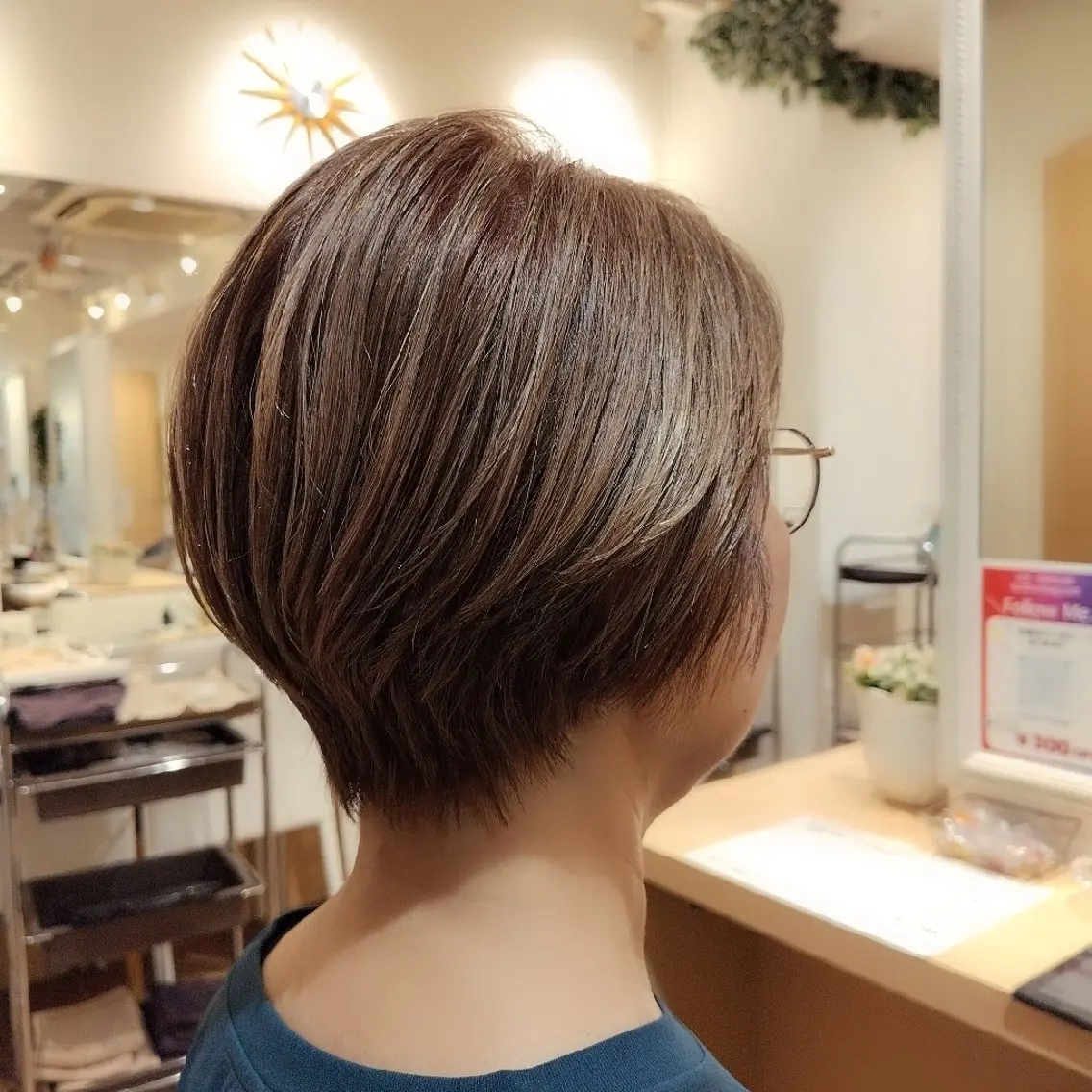 ショート 岩田 祐加のヘアスタイル