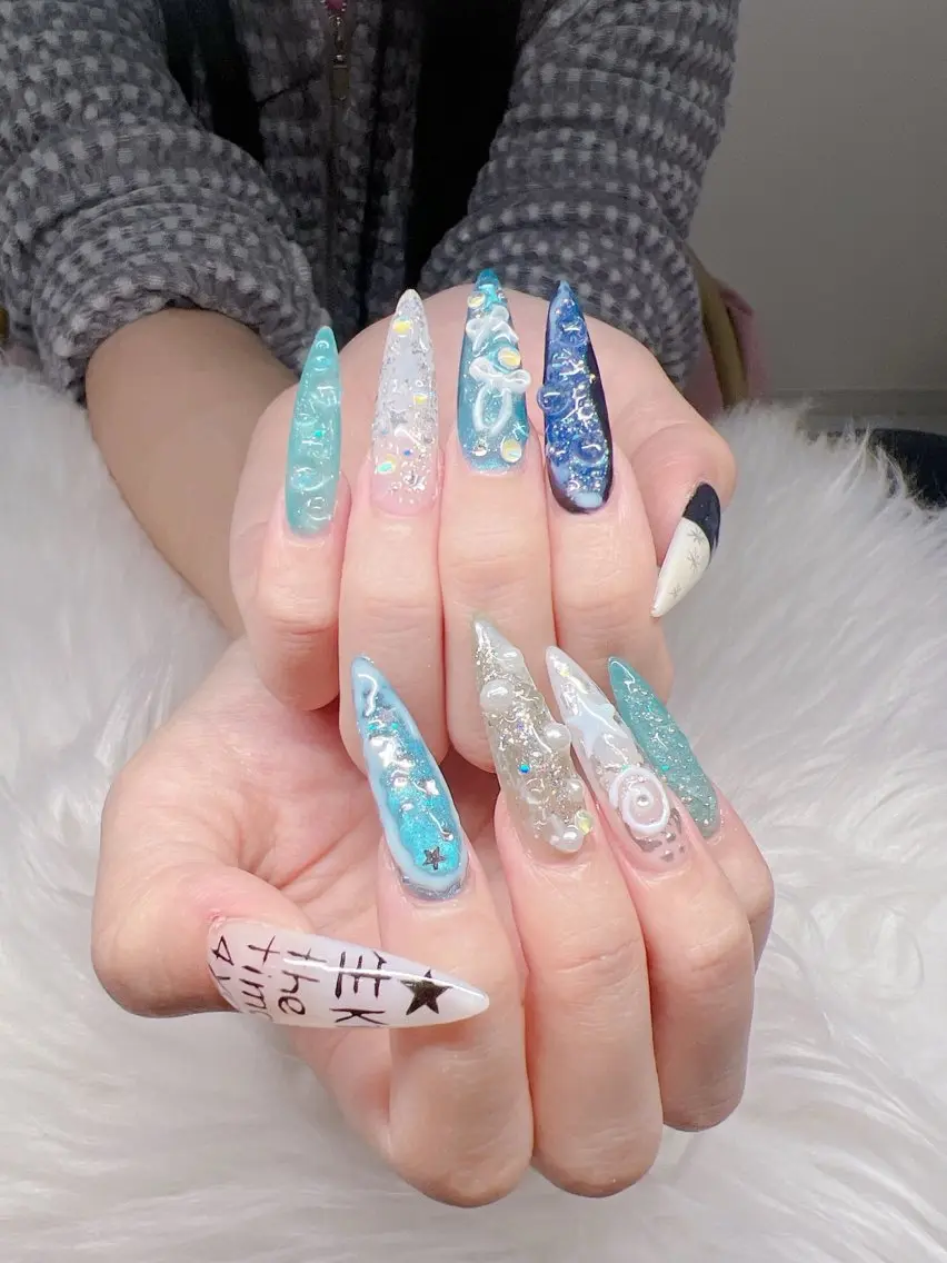 ネイル Lee Nails チップ長さだし専門店のネイルデザイン