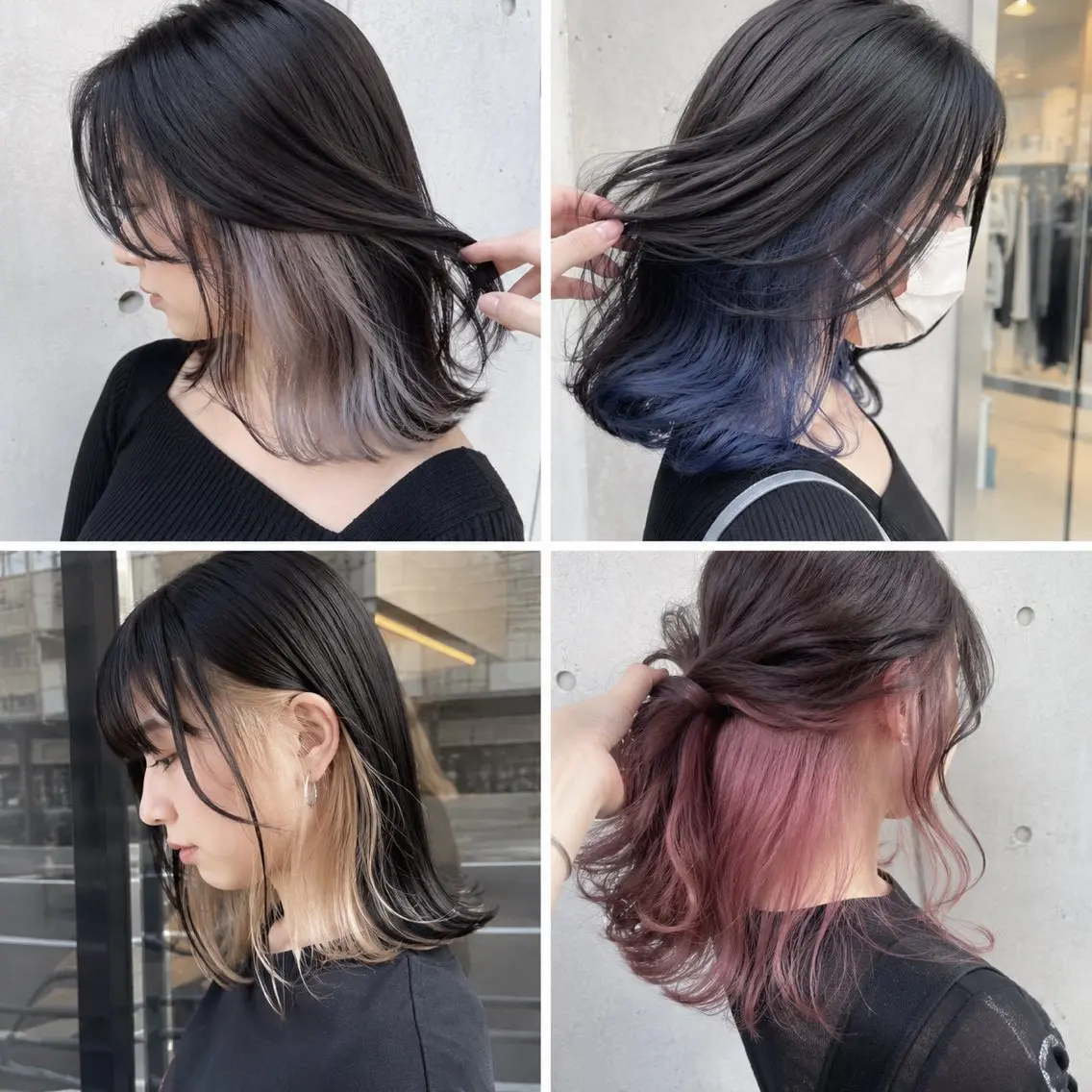 インナーカラー🌙🩶の写真