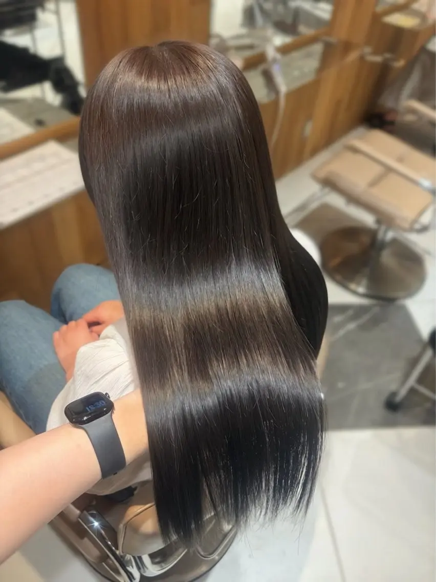ロング ヘアカラー rurina ꪔ̤̮のヘアスタイル