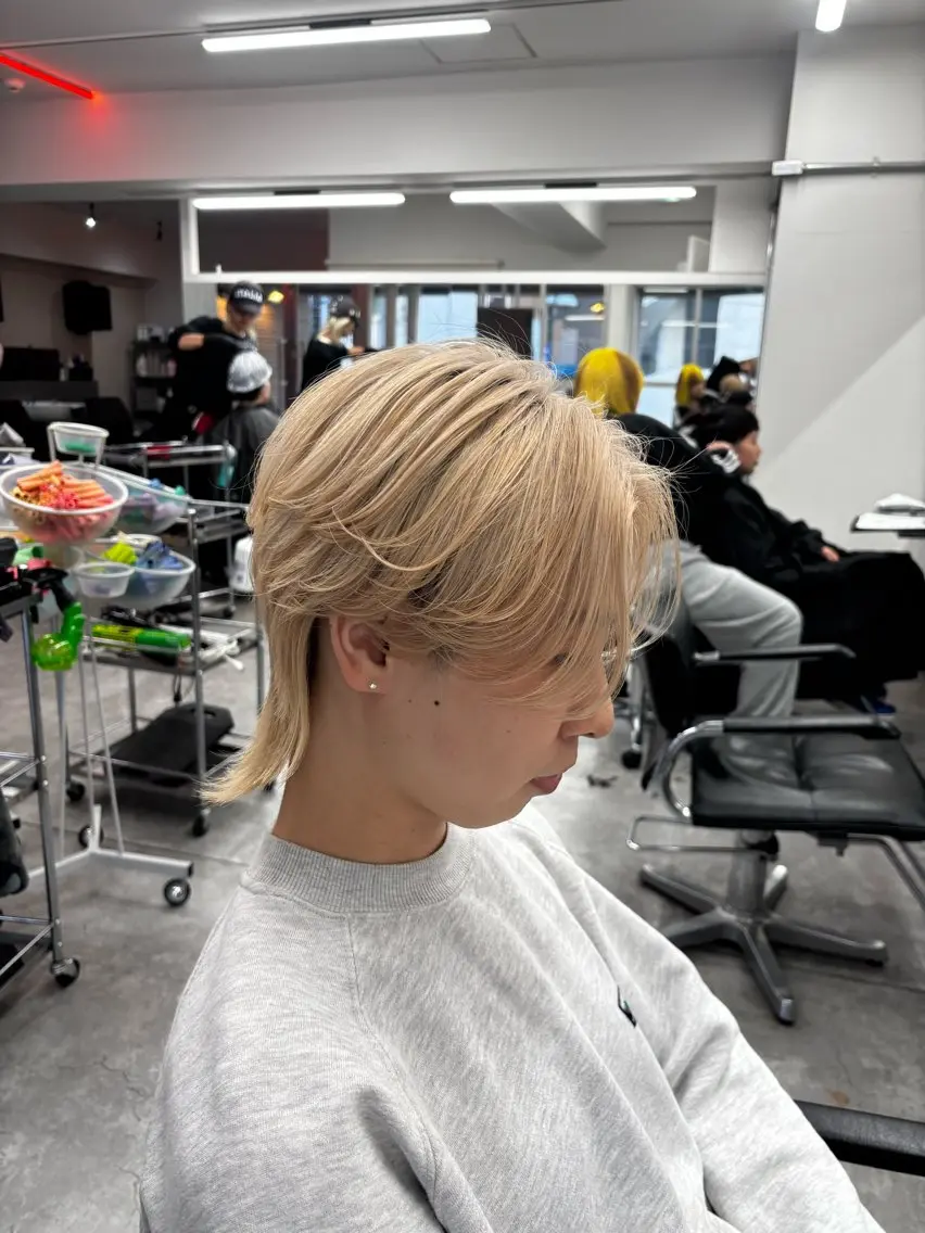 メンズ カット メンズ特化✨️ 韓国風パーマ🔥一八のヘアスタイル
