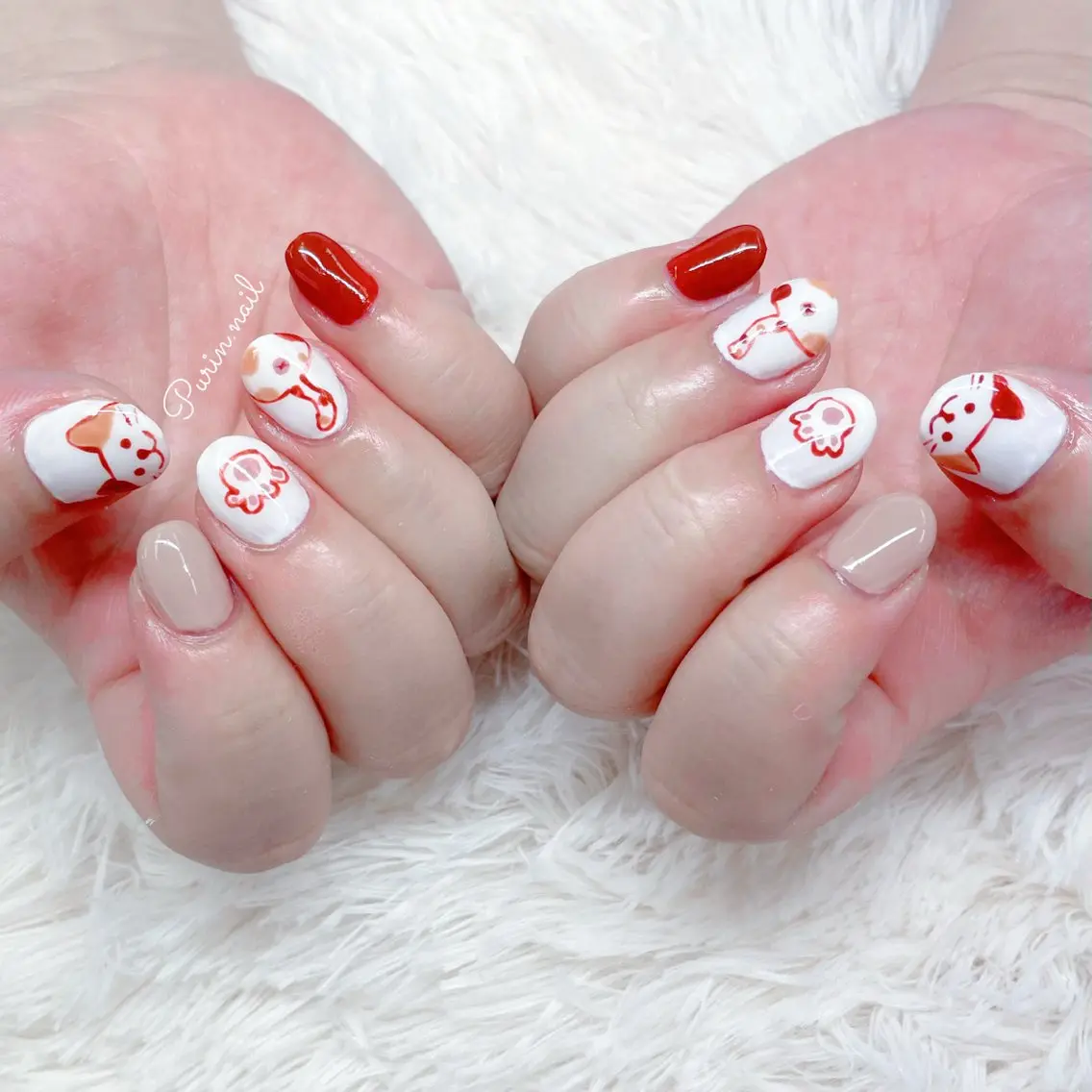 ネイル ハンドネイル Nails by Purin🍮のネイルデザイン