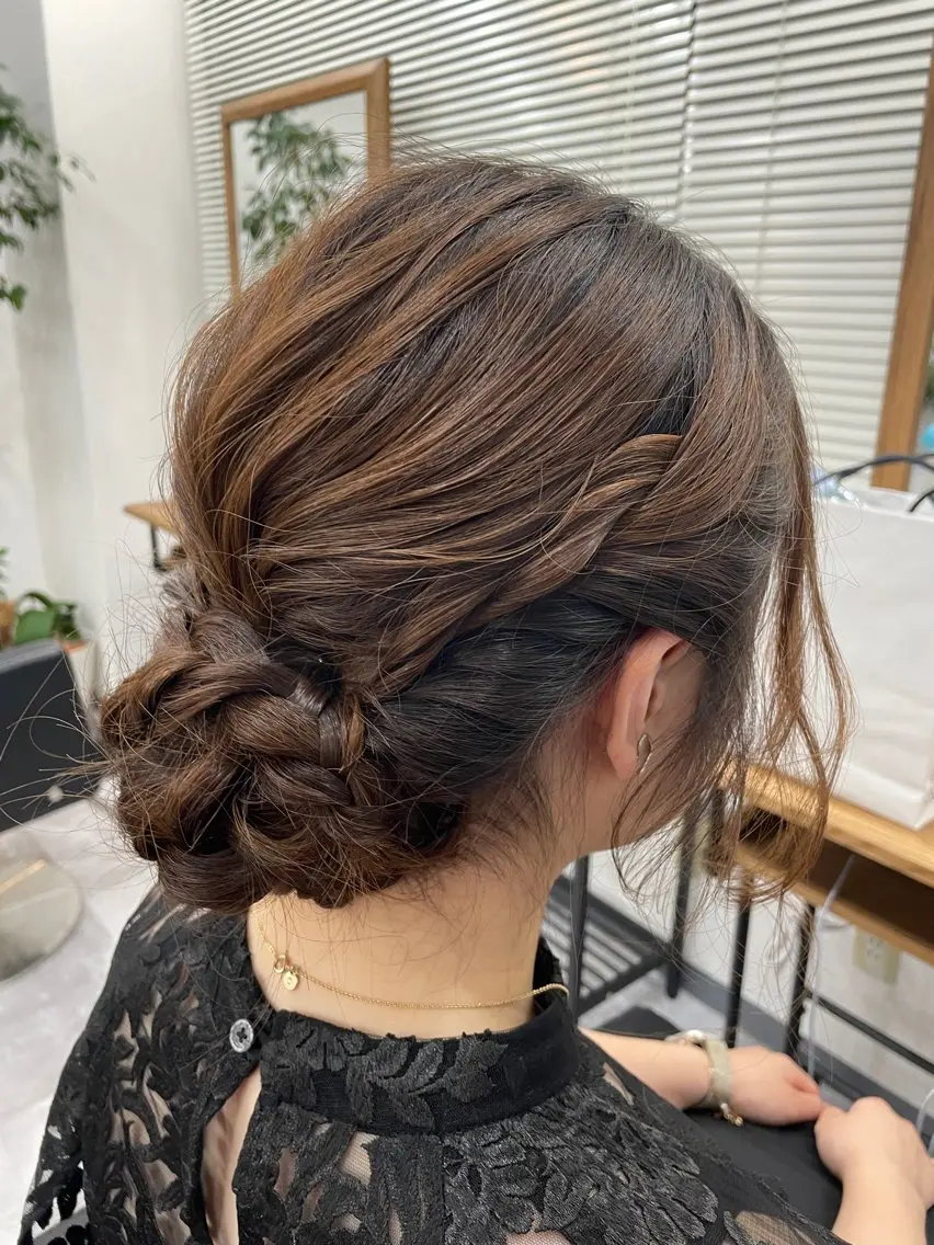 ロング ヘアセット OGAWA HIROKIのヘアスタイル