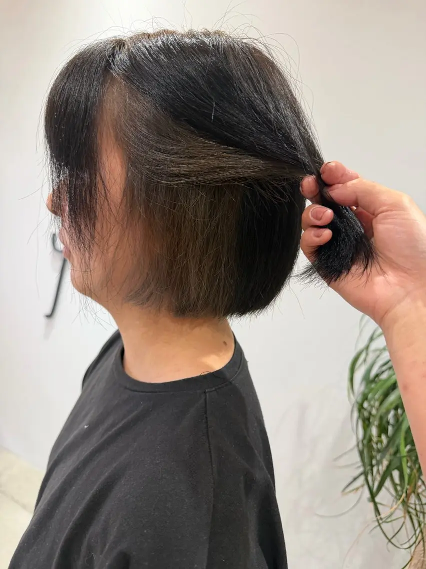カラー 廣元 早紀のヘアスタイル