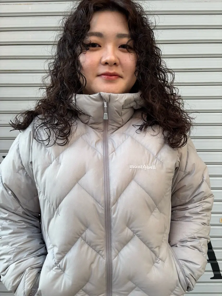 セミロング カット パーマ 大西 柚羽のヘアスタイル