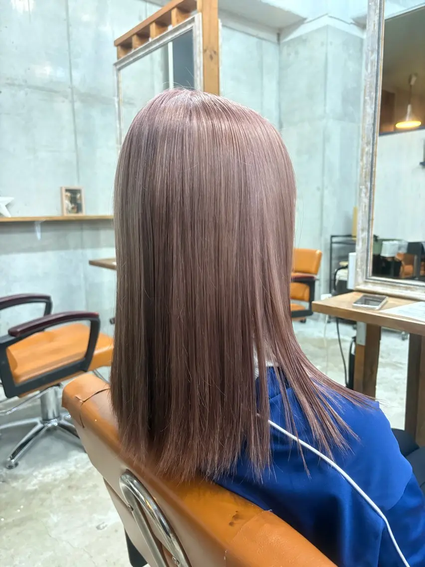 ロング カラー ピンクカラー ヘアカラー Trip/ AYUのヘアスタイル