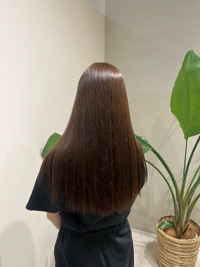 カラー ベージュカラー 星野 萌々香のヘアスタイル