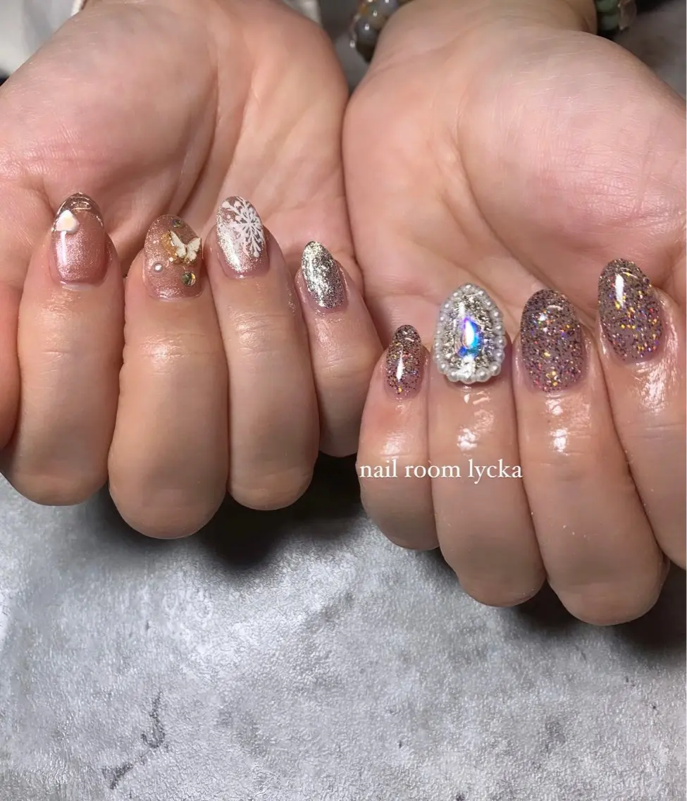 ネイル ネイルルームリッカ 𝐦𝐚𝐲𝐮のネイルデザイン