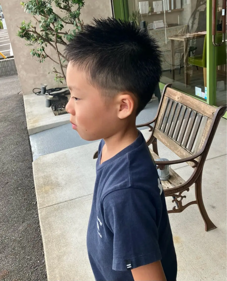ショート メンズ キッズ カット 森田 研司のヘアスタイル