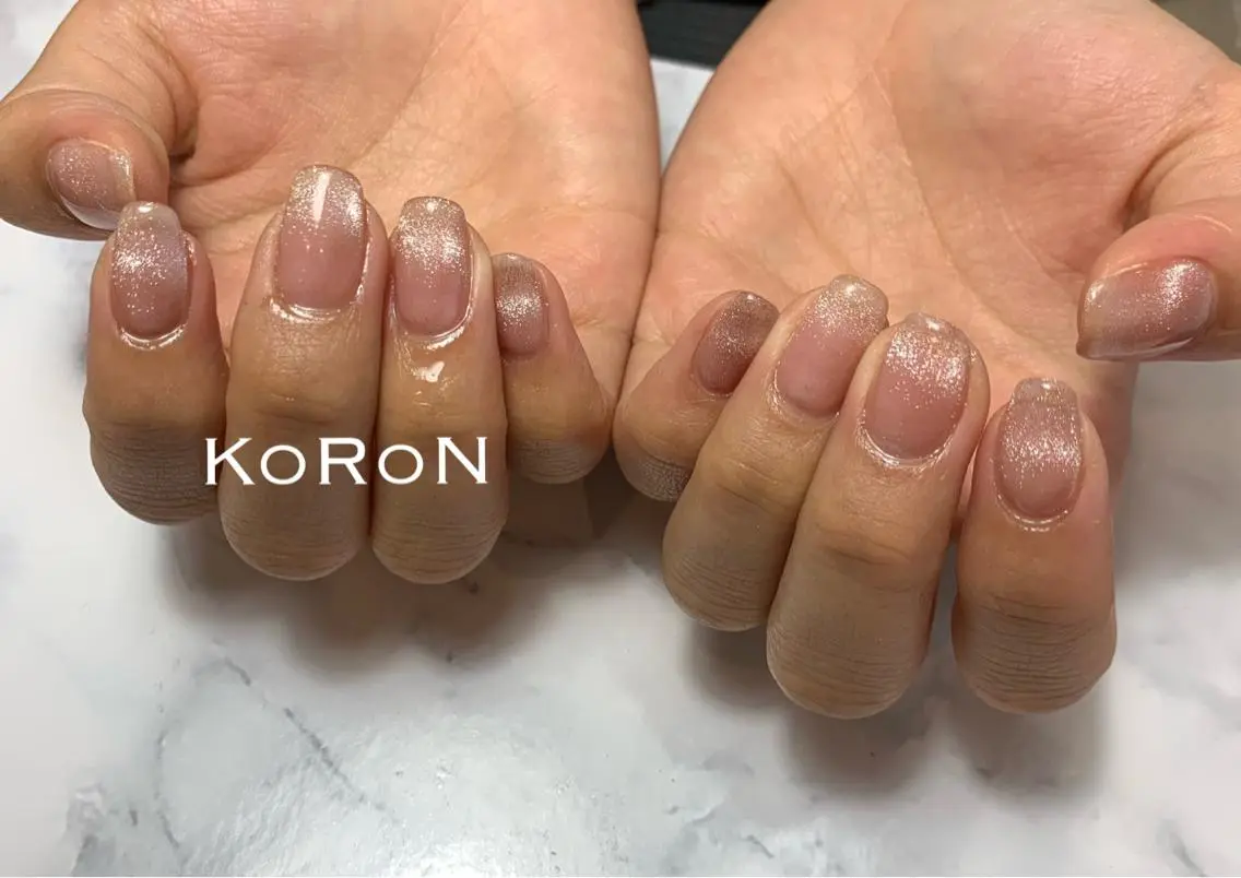 ネイル マグネットネイル ハンドネイル 自宅サロン鎌倉 KORONのネイルデザイン