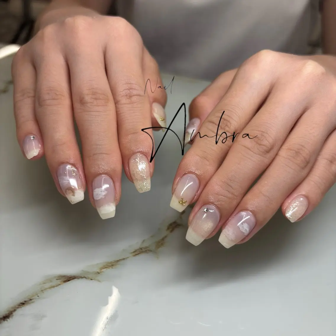 ネイル ハンドネイル Nail Ambra Fusamiのネイルデザイン