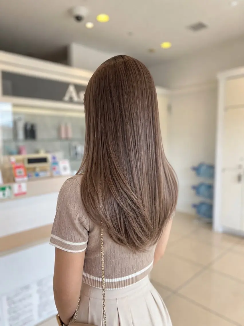 ロング カラー パーマ カット ヘアカラー 縮毛矯正 トリートメント 金子 直樹のヘアスタイル