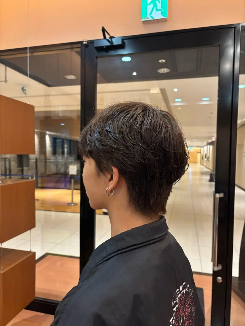 ショート パーマ メンズ 伊藤 あいのヘアスタイル