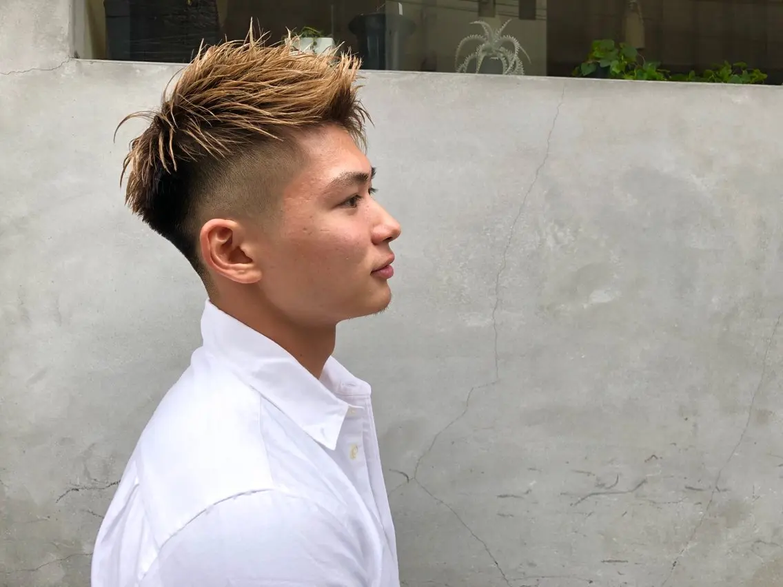 ショート メンズ フェードカット CHIRU hair salonのヘアスタイル