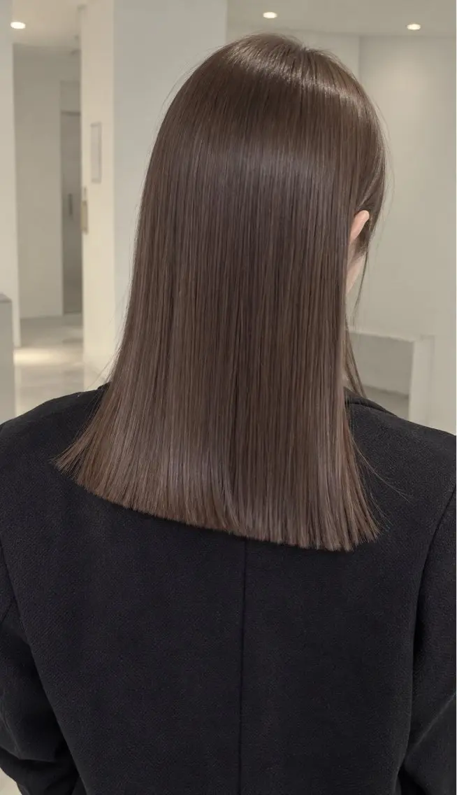 ロング カット ヘアカラー トリートメント ua. ／透明感カラーのヘアスタイル