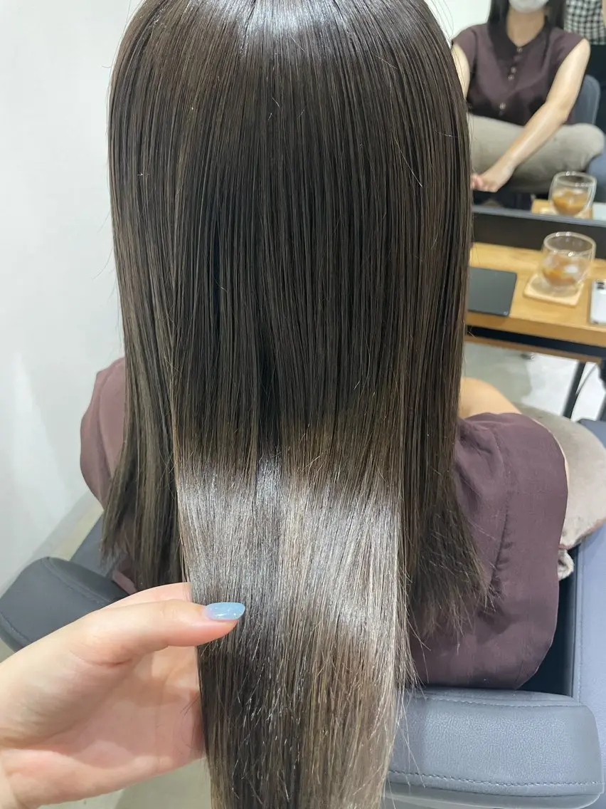 ミディアム anB Bのヘアスタイル