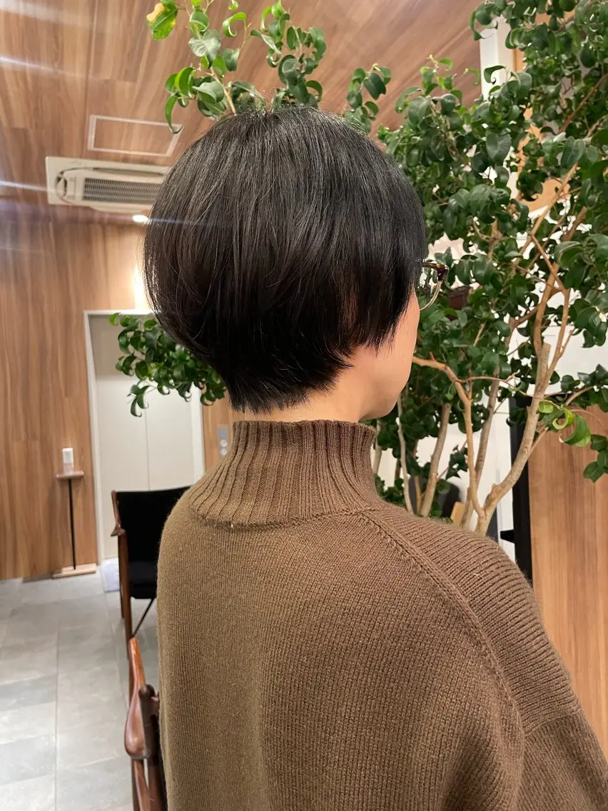 ショート くびれヘア ショートヘア ボブ ホノカのヘアスタイル