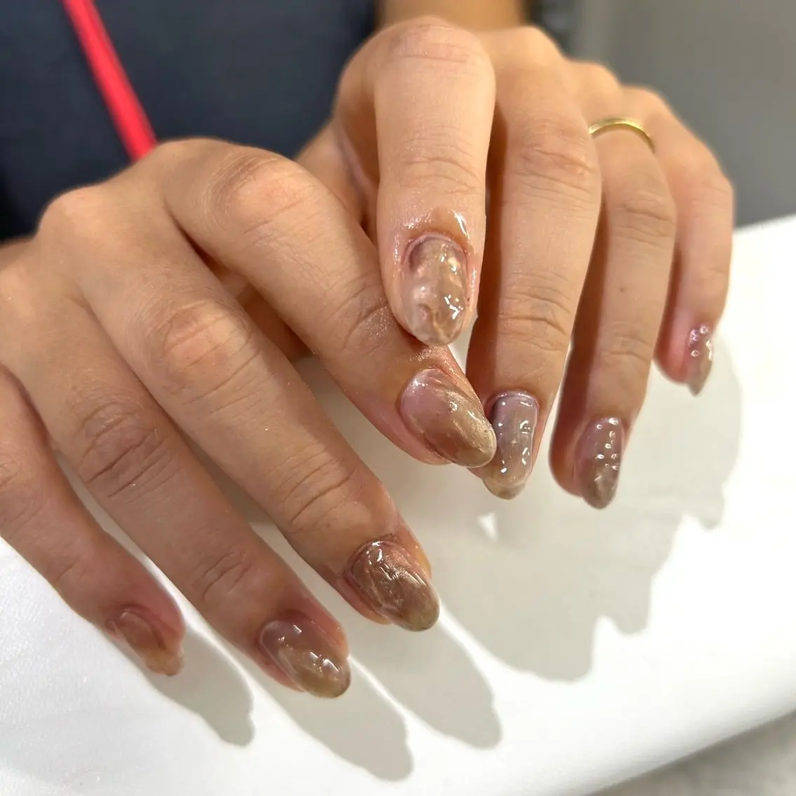 ネイル ニュアンスネイル ハンドネイル io.Nail 谷町九丁目のネイルデザイン