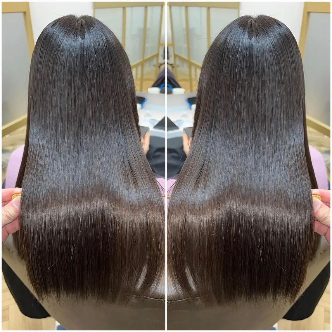 ロング カラー 髪質改善特化 ESSENCIAのヘアスタイル
