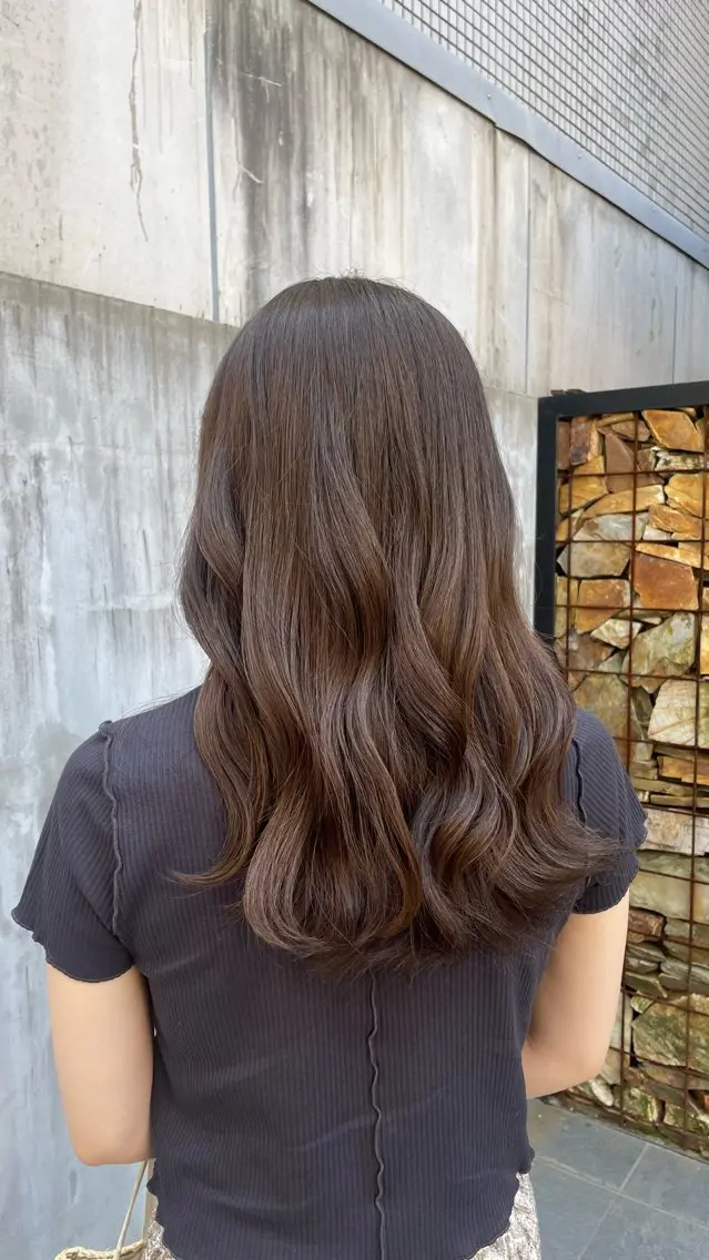 ロング ストパ,カラーモデル 募集🌼/星山沙希のヘアスタイル