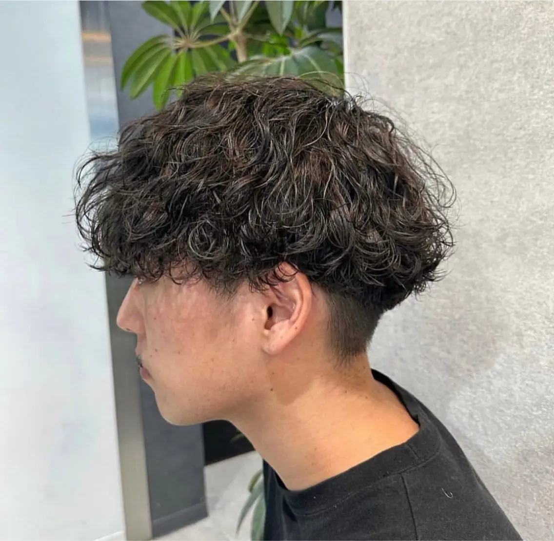 ショート カラー パーマ メンズ カット パーマ 🔥メンズ 特化🔥菊水皐暉🔥のヘアスタイル