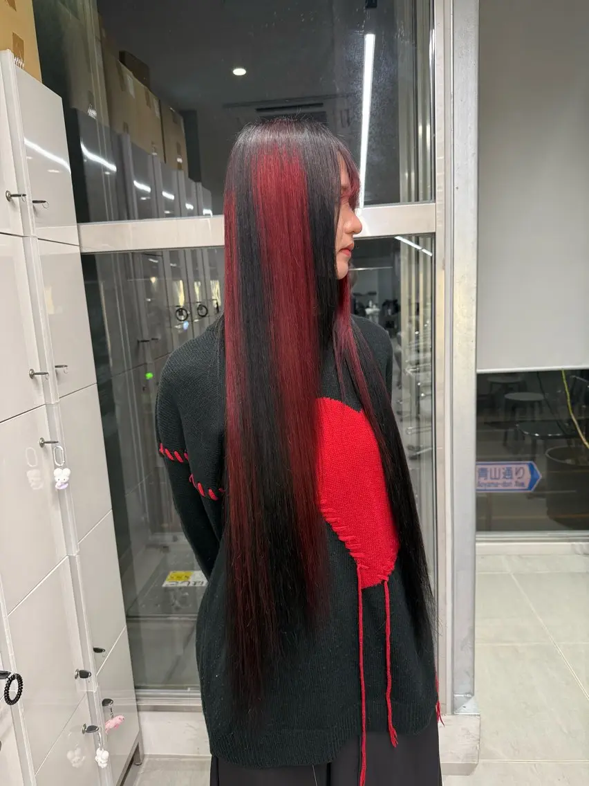 ロング カラー ヘアカラー 村田 旭のヘアスタイル