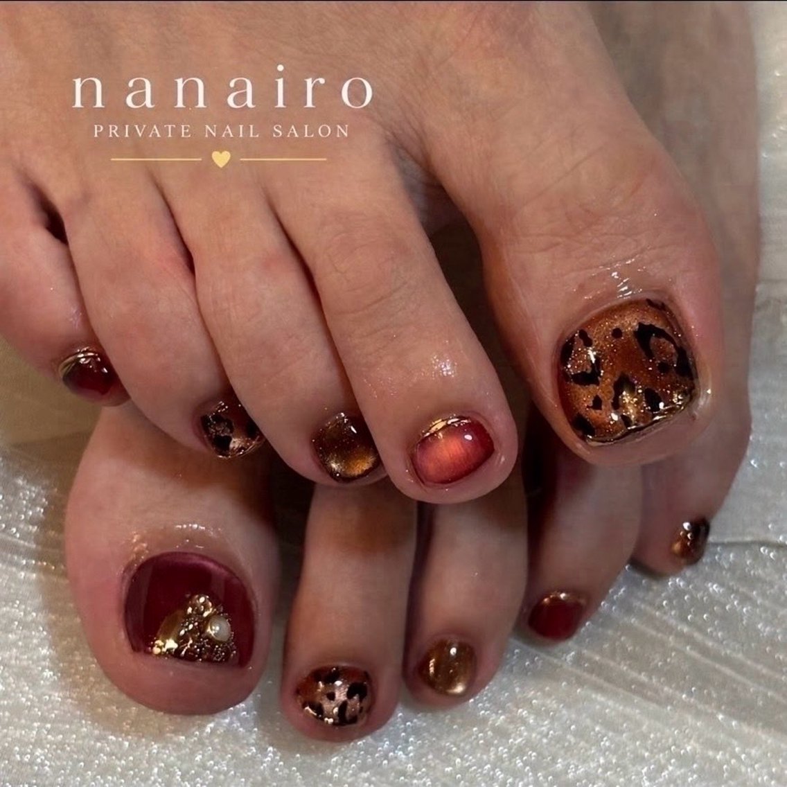ネイル フットネイル nanairo aimiのネイルデザイン