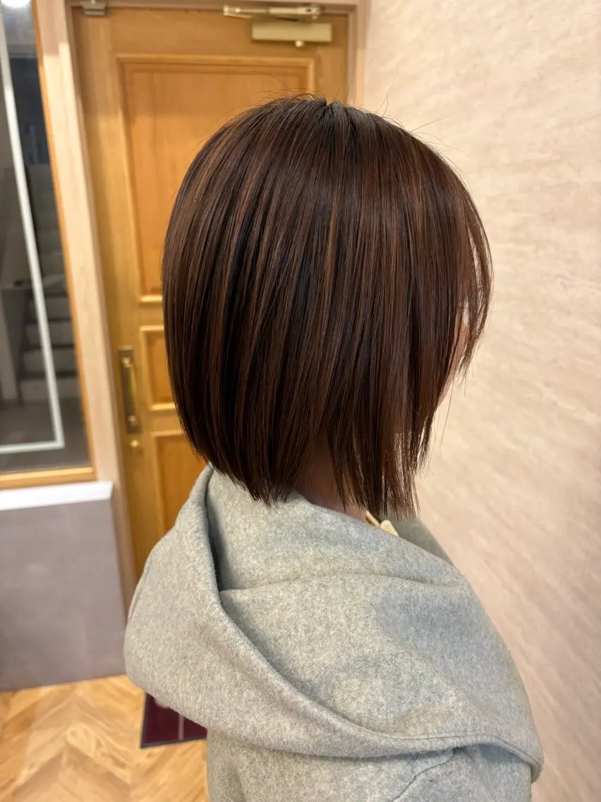 ショート パーマ カット 縮毛矯正 💜N°大分💜 三浦のヘアスタイル