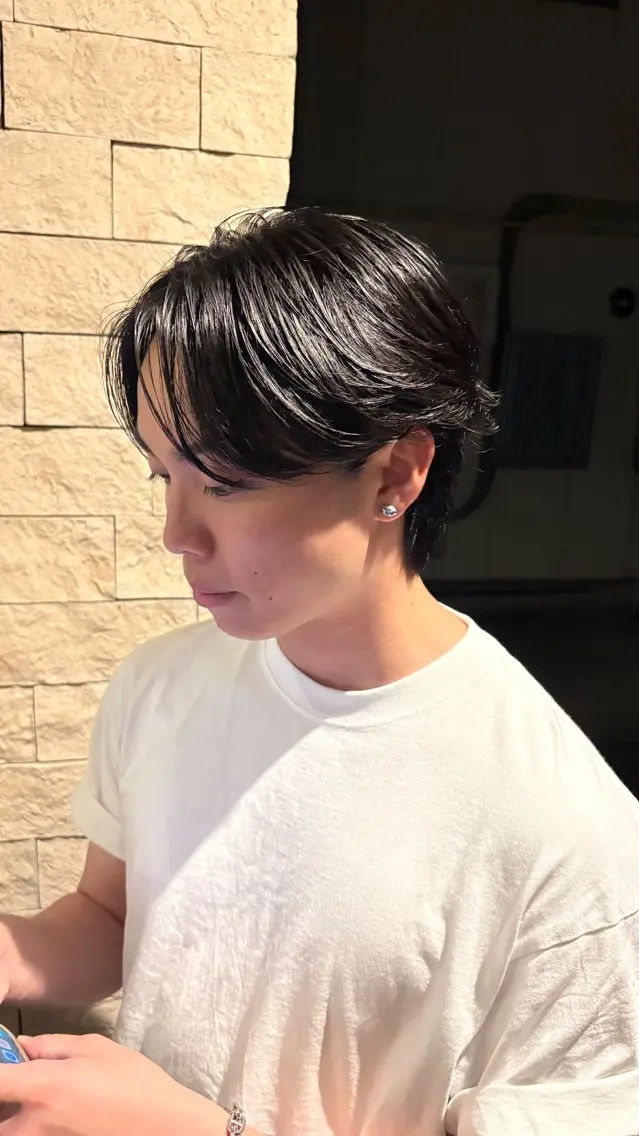 パーマ 早田 伊輝のヘアスタイル