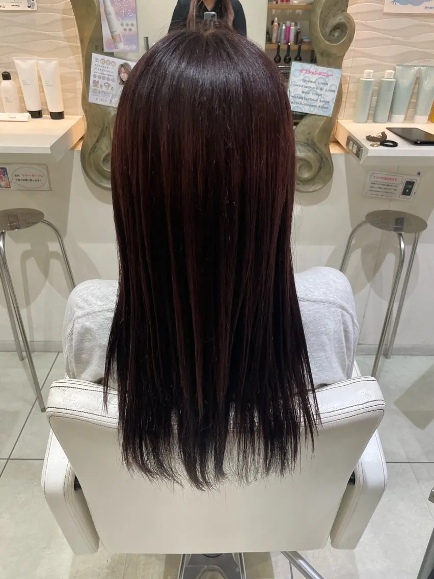 ロング カット 山本 真緒のヘアスタイル